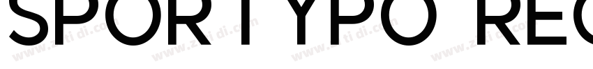 Sportypo Reguler字体转换